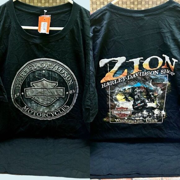 Harley-Davidson Other - Harley-Davidson Black T-Shirt for Men size 2X